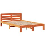  Krevet s regalom za knjige bez madraca 135 x 190 cm od borovine | shoptok.hr