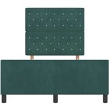 vidaXL Okvir kreveta tamnozeleni 120x190 cm baršun | shoptok.hr