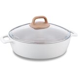 Korkmaz Gusto Ceramic nizki lonec s poklopcem Cene