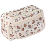 Školski set pernica Capybara bijela 21 cm | shoptok.hr