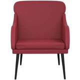  Naslanjač vinsko rdeč 63x76x80 cm umetno usnje, (20926969) | Shoptok.si