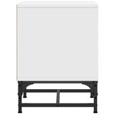 vidaXL Noćni ormarići sa staklenim vratima 2 kom bijeli 35x37x50 cm | shoptok.hr