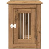 vidaXL Boks za psa artisan hrast 45x62x59 cm inženirski les | Shoptok.si