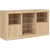 vidaXL Komoda s LED svjetlima boja hrasta sonome 123x37x67 cm | shoptok.hr