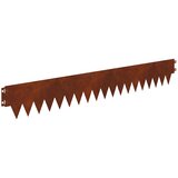 vidaXL Robovi trave 50 pcs 103 x 15 cm jeklo Rjav, (5000301756) Cene