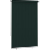  Vanjska roleta za zamračivanje 140 x 230 cm tamnozelena HDPE | Shoptok.si