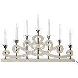 Markslöjd 706452 - Božićni svećnjak NIGHTFALL 7xE10/3W/230V bež/mesing | Eponuda.com