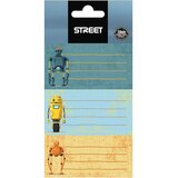 STREET Nalepke za zvezke Robots, 9 kosov | Shoptok.si