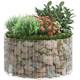  Okrogel gabion pocinkano jeklo Ø100x50 cm, (20767009) | Shoptok.si