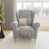 Ropez Svetlo siv fotelj z naslonom Swan – | Shoptok.si