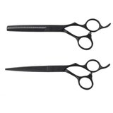  Makaze za šišanje Olivia Garden Silkcut Pro Matt Black Set – 5,75” + 6,35” | Eponuda.ba