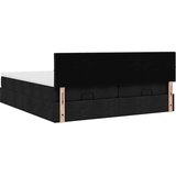vidaXL otomanski okvir kreveta s madracima crni 200x200cm od tkanine | shoptok.hr