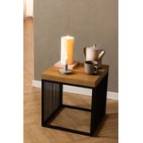 Actona Stranska mizica z mizno ploščo v hrastovem dekorju 40x40 cm Strington – | Shoptok.si