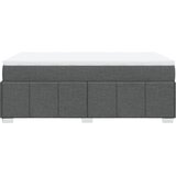  Krevet box spring s madracem tamnosivi 120 x 190 cm tkanina | shoptok.hr