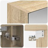  Kupaonski ormar s ogledalom Sonoma hrast 70 x 14,5 x 70 cm | shoptok.hr