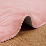  Tepih od umjetne ovčje kože TAFALLA Ružičasta Ø 100 cm | shoptok.hr