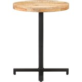 Bistro stolić okrugli Ø 60 x 75 cm od grubog drva manga | shoptok.hr