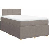  Krevet s oprugama i madracem smeđesivi 120 x 200 cm od tkanine | shoptok.hr