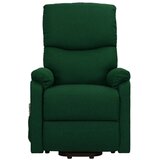  Masažni stol s funkcijo vstajanja temno zeleno blago, (20921218) | Shoptok.si