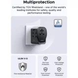 S550 65W Universal Travel Adapter adaptar za putovanje 65 W crna, siva