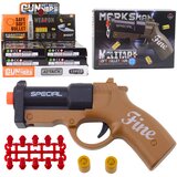 Mini pištolj za igru MARKSMAN FINE 13.5 cm - crno/smeđi Cene