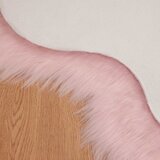  Tepih od umjetne ovčje kože TAFALLA Ružičasta 60 x 90 cm | shoptok.hr