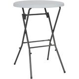vidaXL sklopivi barski stol bijeli 80 x 110 cm hdpe | shoptok.hr