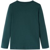  Dječja majica dugih rukava tamnozelena 116 | shoptok.hr