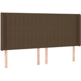  box spring s madracem LED tamnosmeđi 200x200 cm tkanina | shoptok.hr