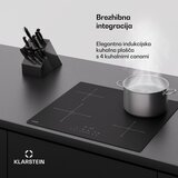 Klarstein PowerGlide indukcijska kuhalna plošča | površina, odporna na praske | 4 kuhališča | 7400 W | 60 cm | Shoptok.si