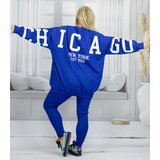 Pri Women's tracksuit loose sweatshirt + ribbed leggings CHICAGO | Shoptok.si