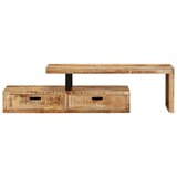 Maison Chic TV omarica - TV stojalo - Televizijska omarica trden mangov les, (21699051) | Shoptok.si