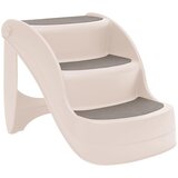  Sklopive ljestve za pse s 3 stepenice krem 50x38x38 cm plastika | Eponuda.ba