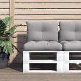 vidaXL Blazine za palete 2 kosa sivo blago | Shoptok.si