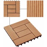  Pločice za decking 22 pcs Tikovina 30 x 30 cm | Eponuda.com