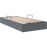  Krevet s od storage s uzglavljem Tamno siva 90 x 190 cm Baršun | shoptok.hr