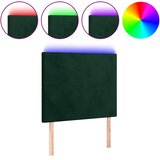  LED uzglavlje tamnozeleno 90x5x118/128 cm baršunasto | Eponuda.com