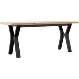  Stolić za kavu Y-oblika 110x40x45,5 cm od borovine i čelik | shoptok.hr