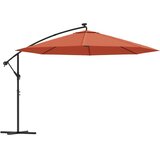  Konzolni vrtni suncobran s LED svjetlima 350 cm terakota | Eponuda.com