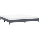 vidaXL Okvir kreveta bez madraca tamno siva 200x220 cm baršun | shoptok.hr