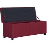  Klupa s pretincem za pohranu 116 cm crvena poliesterska | shoptok.hr