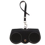 INF Prenosna usnjena torbica za sončna očala etui s paščkom Black, (21537046) Cene