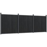 PANEL za ogradu sivi 526 x 186 cm WPC | Shoptok.si