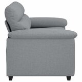  Dvosjed Sofa Svijetlo siva 160x81x84 cm Tkanina | Shoptok.si