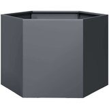 vidaXL Vrtna sadilica antracit šesterokutna 69x60x45 cm čelična | shoptok.hr