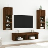 TV ormarić s LED svjetlima boja smeđeg hrasta 60x30x30 cm | shoptok.hr