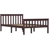  Okvir za krevet od masivne borovine tamnosmeđi 120 x 200 cm | Eponuda.com