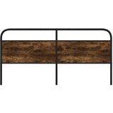  Posteljno vzglavje dim. hrast 200 cm jeklo in inž. les, (21653083) | Shoptok.si