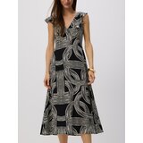 Reserved Midi haljina od liocelnih vlakana - crno | shoptok.hr