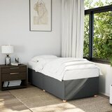 Furnova Posteljni okvir brez vzmetnice temno siv 100x200 cm blago, (21934795) Cene